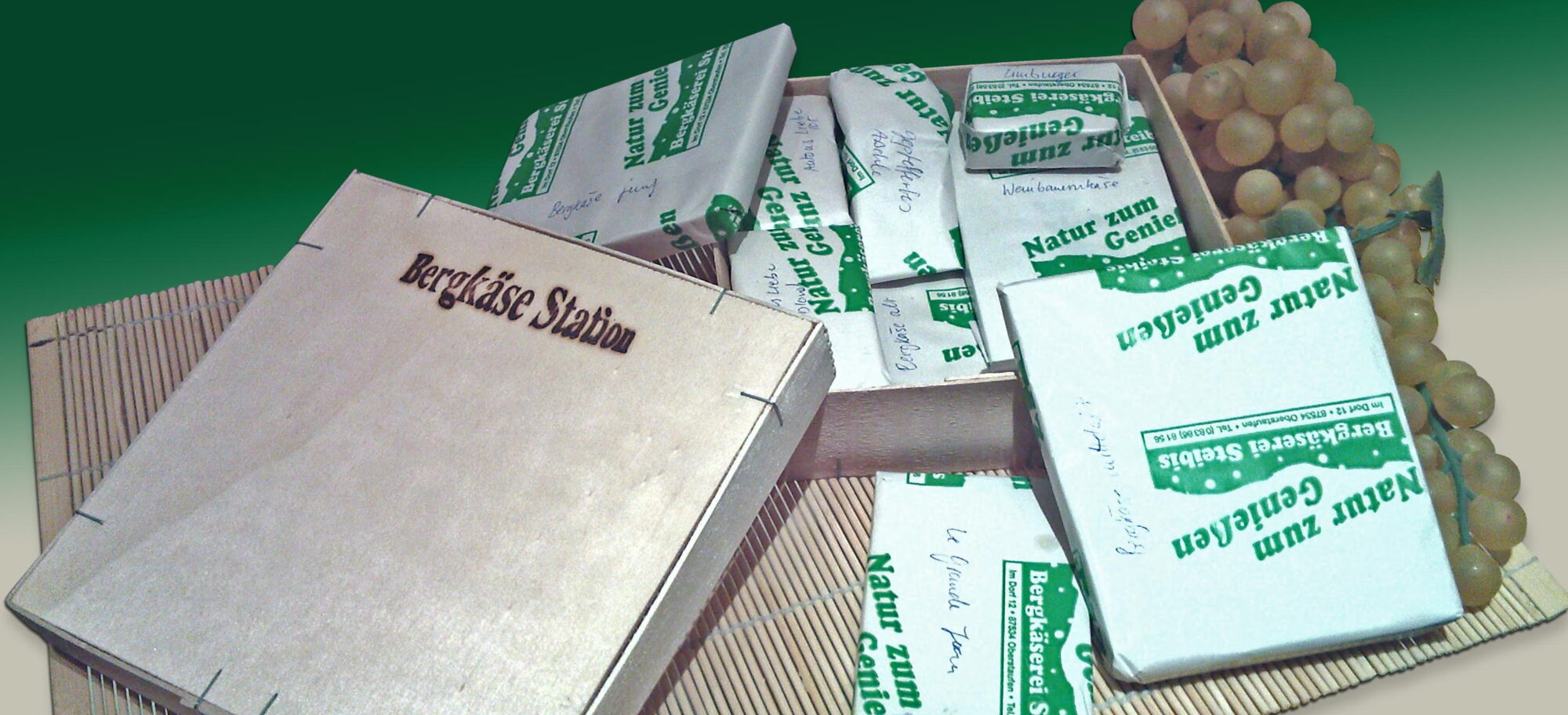 Käseabo Holzschachtel mit Käse